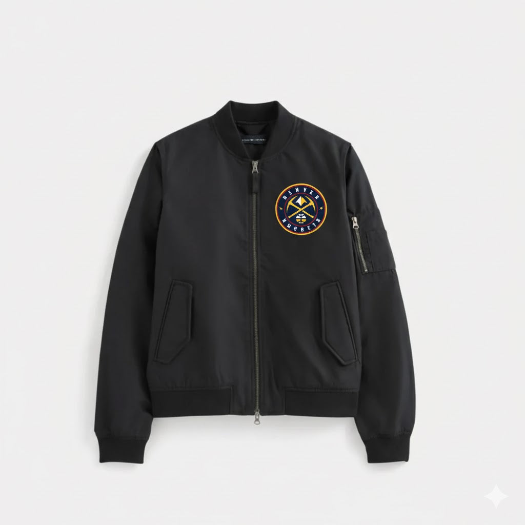 Denver Nuggets Legendary Bomber Jacket - Black - NBA 2025/2026 - LeagueLockerGear