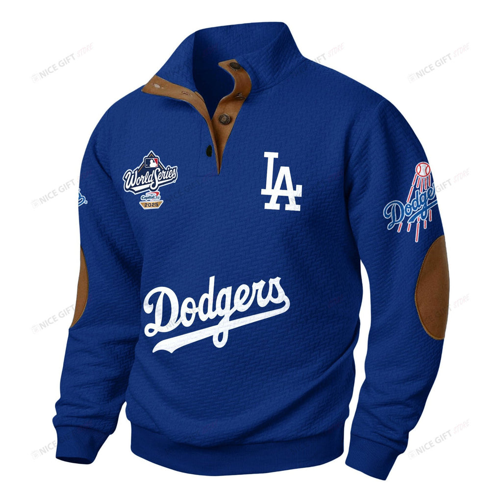 Los Angeles Dodgers Stand Collar Sweatshirt | Buy for only at THK BUY