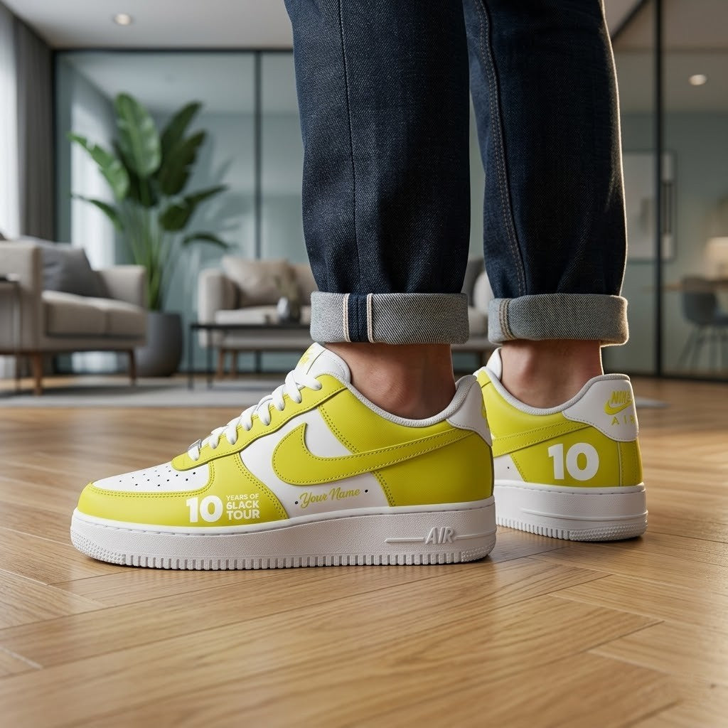6LACK 10 Years Tour Custom Nike Air Force 1 Shoes - LeagueLockerGear