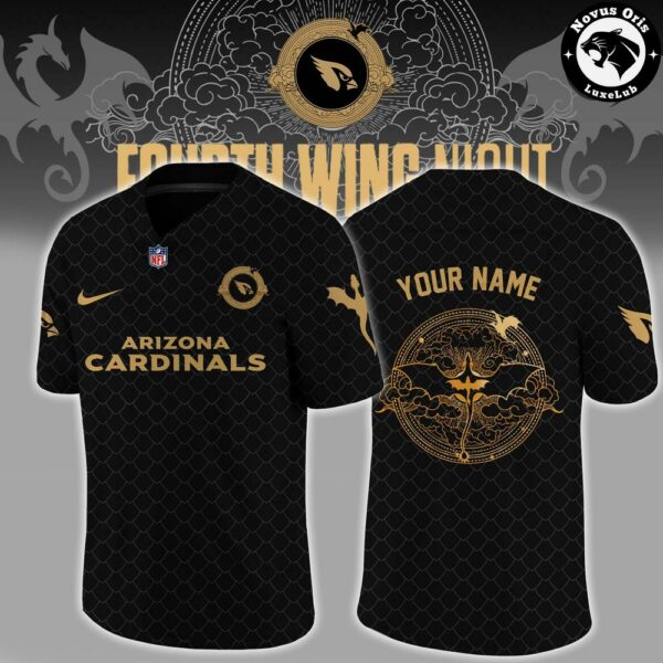 Arizona Cardinals Fourth Wing Night 2026 Custom Football Jersey - NovusOris Best Merch For Fans
