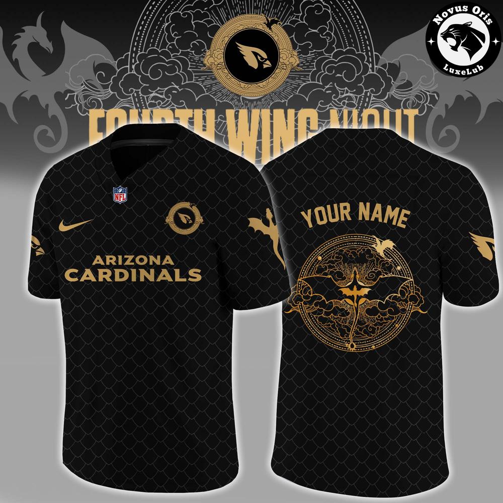 Arizona Cardinals Fourth Wing Night 2026 Custom Football Jersey - NovusOris Best Merch For Fans