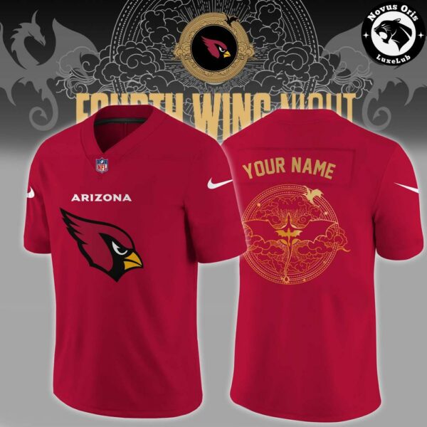 Arizona Cardinals Fourth Wing Night 2026 Custom Football Jersey - NovusOris Best Merch For Fans