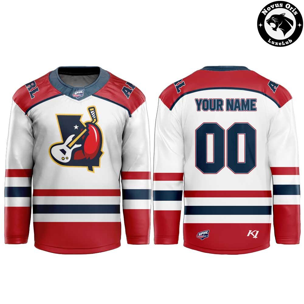 Athens Rock Lobsters x Guittar Edition Hockey Jersey - NovusOris Best Merch For Fans