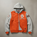Baltimore Orioles Bomber Hoodie Jacket - Birdland Team Spirit Outerwear - LeagueLockerGear