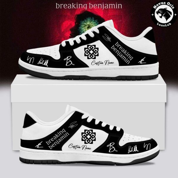 Breaking Benjamin Until The End Limited Signed Custom Air Force 1 - NovusOris Best Merch For Fans