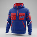 Buffalo Bills "Mafia Performance" 3D Utility Half-Zipper Hoodie - LeagueLockerGear