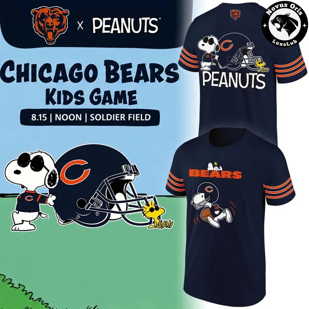 Chicago Bears x Peanuts Kids Game 2026 Football Jersey - NovusOris Best Merch For Fans