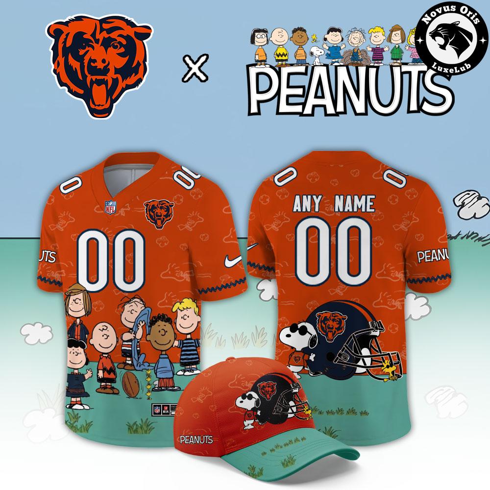 Chicago Bears x Peanuts Snoopy 2026 Custom Limited Football Jersey - NovusOris Best Merch For Fans