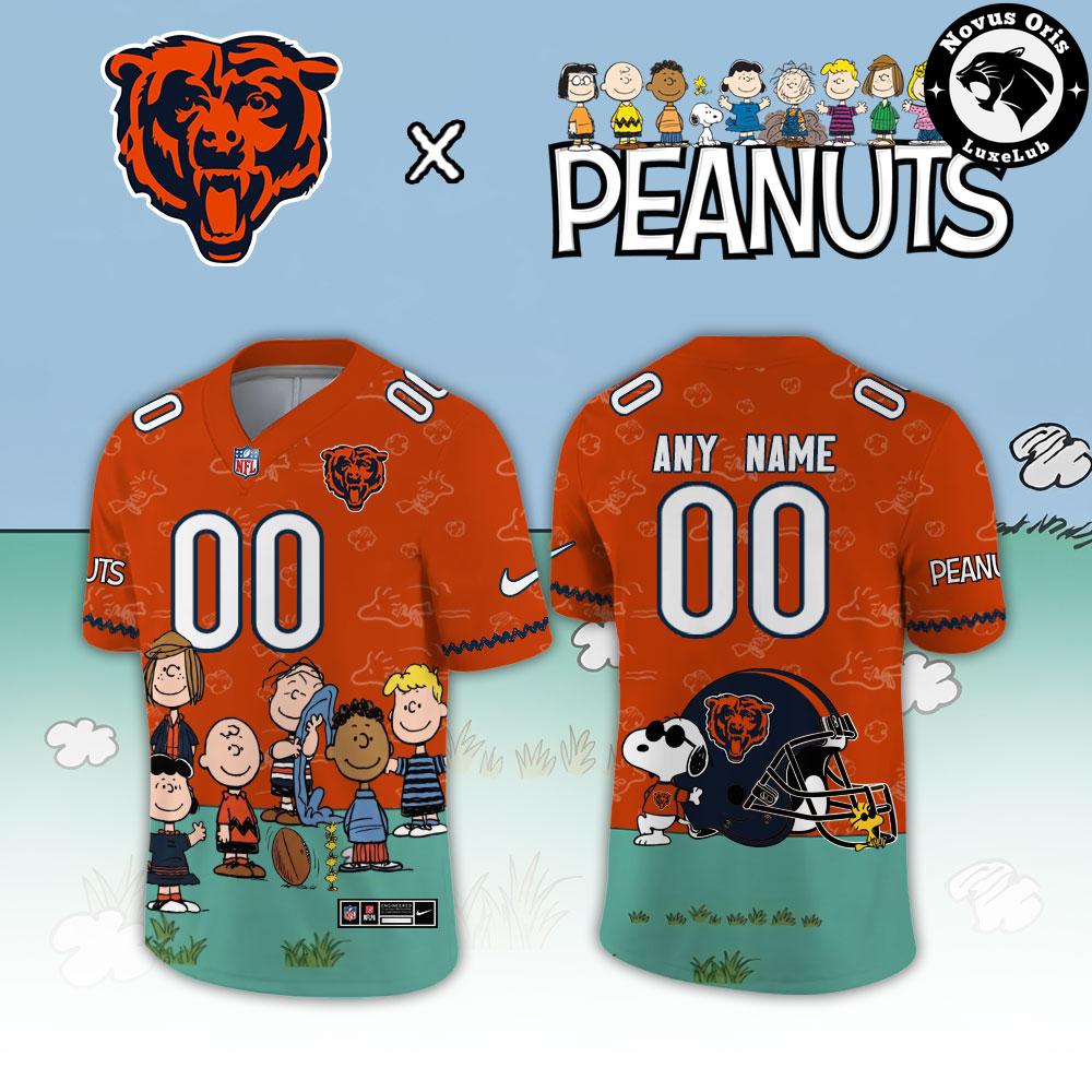 Chicago Bears x Peanuts Snoopy 2026 Custom Limited Football Jersey - NovusOris Best Merch For Fans
