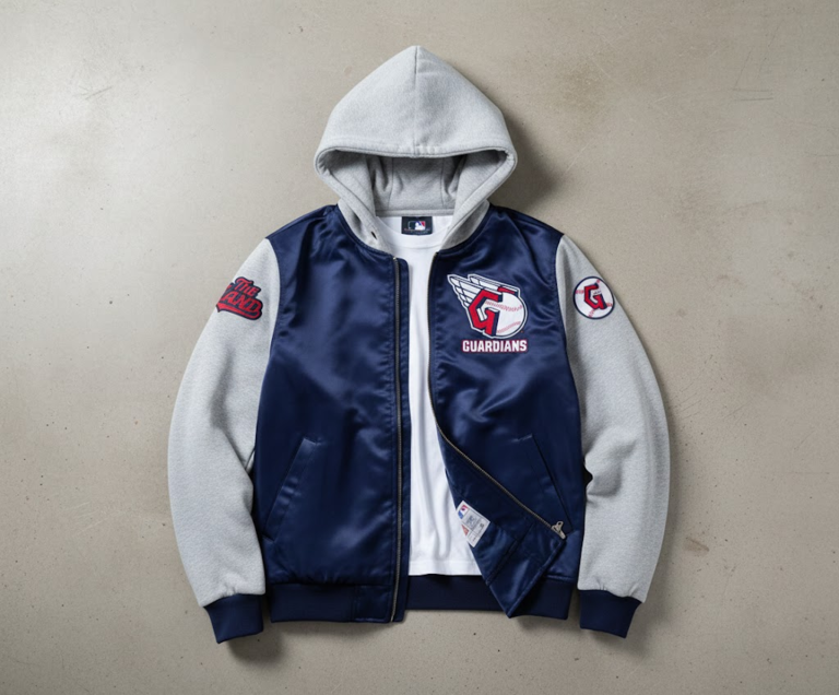 Cleveland Guardians Bomber Hoodie Jacket - The Land Baseball Gift - LeagueLockerGear