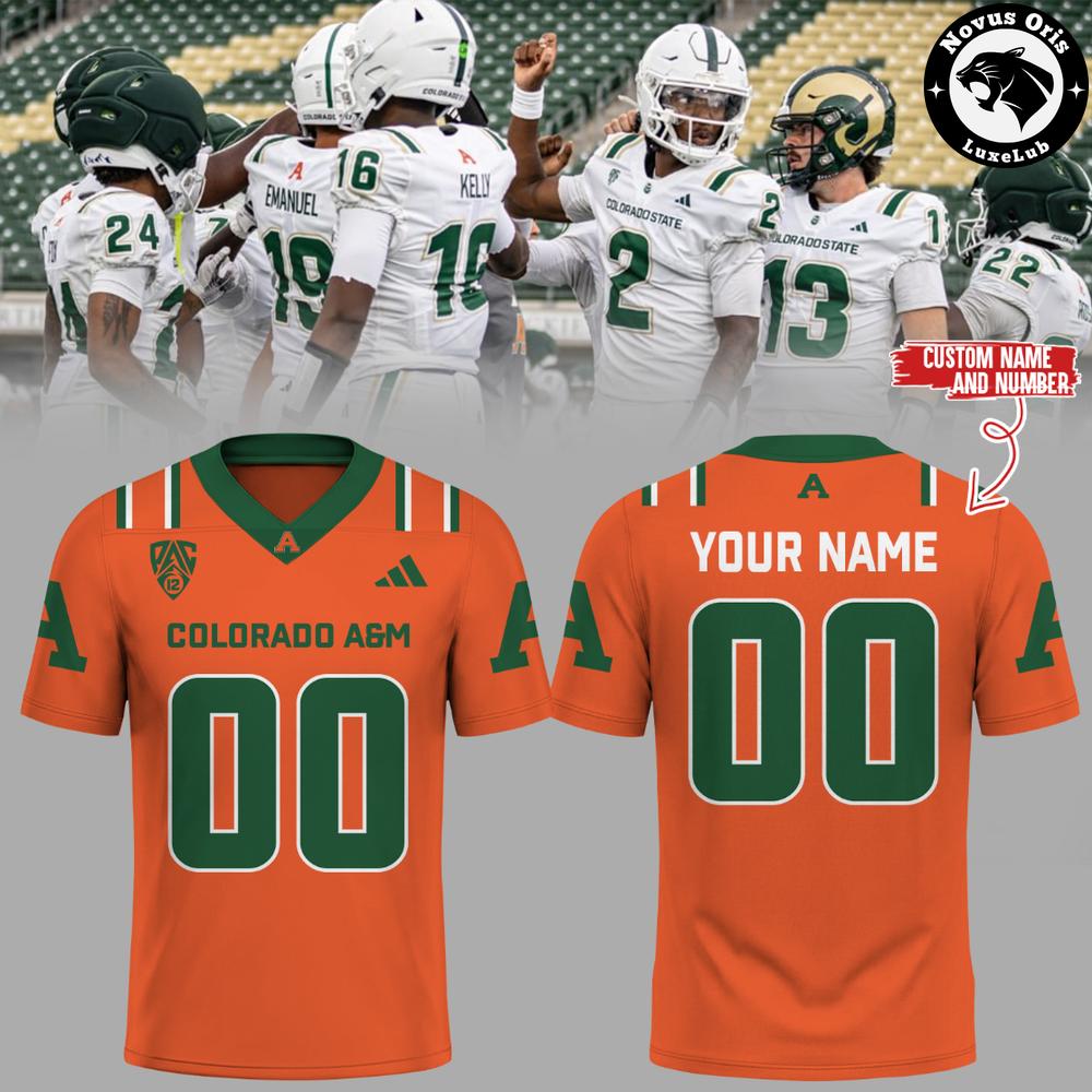 Colorado State Rams NCAA New Threads Custom Football Jersey - NovusOris Best Merch For Fans