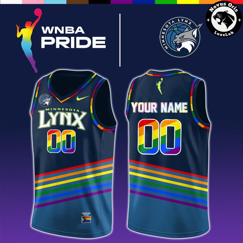 Custom Minnesota Lynx WNBA Pride Basketball Jersey - NovusOris Best Merch For Fans