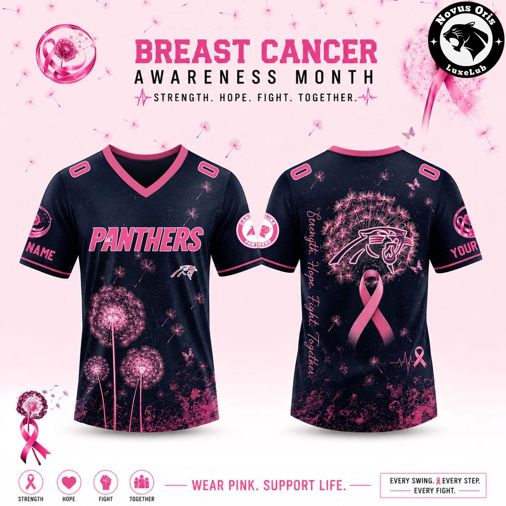 Custom NFL Breast Cancer Awareness Dandelion of Hope Jersey - NovusOris Best Merch For Fans