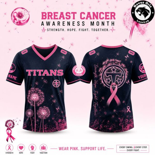 Custom NFL Breast Cancer Awareness Dandelion of Hope Jersey - NovusOris Best Merch For Fans