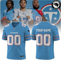 Custom Name Tennessee Titans Throwback Jersey - Personalized Football Gear - NovusOris Best Merch For Fans