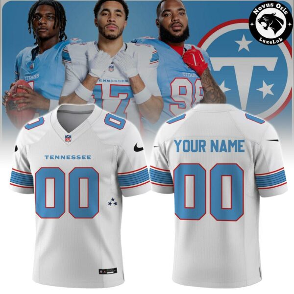 Custom Name Tennessee Titans Throwback Jersey - Personalized Football Gear - NovusOris Best Merch For Fans