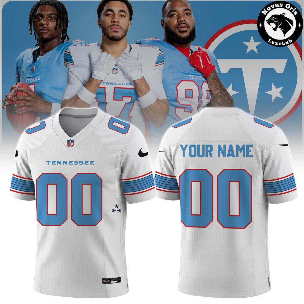 Custom Name Tennessee Titans Throwback Jersey - Personalized Football Gear - NovusOris Best Merch For Fans