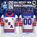 Custom USA Hockey 2026 IIHF World Championship Hockey Jersey - NovusOris Best Merch For Fans