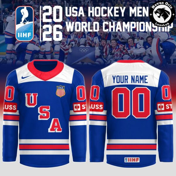 Custom USA Hockey 2026 IIHF World Championship Hockey Jersey - NovusOris Best Merch For Fans