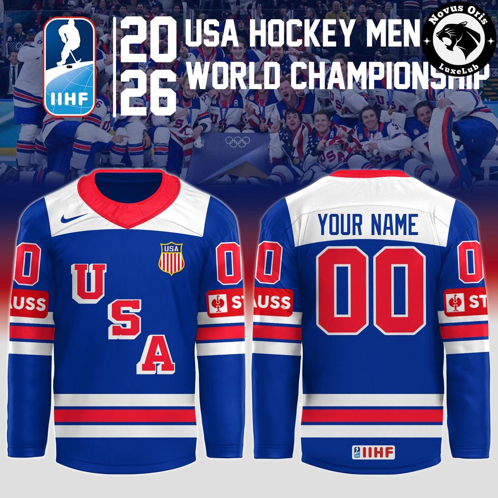 Custom USA Hockey 2026 IIHF World Championship Hockey Jersey - NovusOris Best Merch For Fans