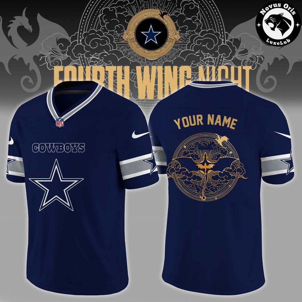 Dallas Cowboys Fourth Wing Night 2026 Custom Football Jersey - NovusOris Best Merch For Fans