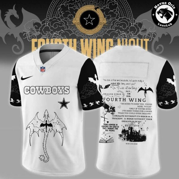 Dallas Cowboys Fourth Wing Night 2026 Custom Football Jersey - NovusOris Best Merch For Fans