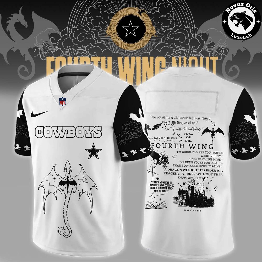 Dallas Cowboys Fourth Wing Night 2026 Custom Football Jersey - NovusOris Best Merch For Fans