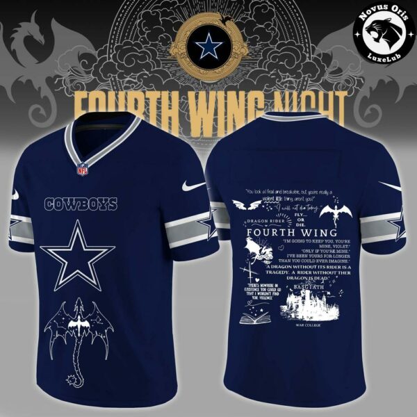 Dallas Cowboys Fourth Wing Night 2026 Custom Football Jersey - NovusOris Best Merch For Fans