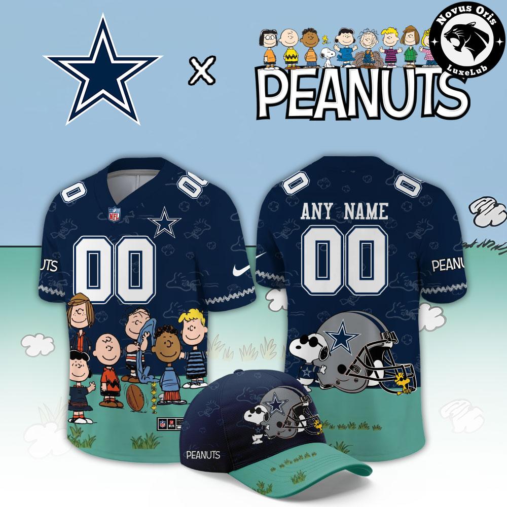 Dallas Cowboys x Peanuts Night 2026 Snoopy Custom Football Jersey - NovusOris Best Merch For Fans