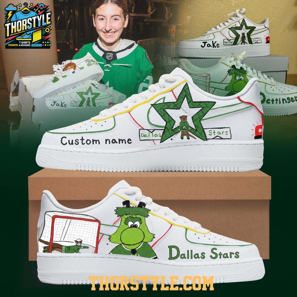 Dallas Stars Made For True Fans 2026 Personalized Air Force 1 Shoes