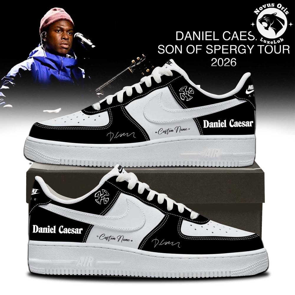 Daniel Caesar Son of Spergy Tour 2026 Air Force 1 - NovusOris Best Merch For Fans