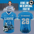 Detroit Lions x Ed Sheeran Edition 2026 Graphic Football Jersey - NovusOris Best Merch For Fans