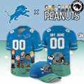 Detroit Lions x Peanuts Night Snoopy Custom Football Jersey - NovusOris Best Merch For Fans