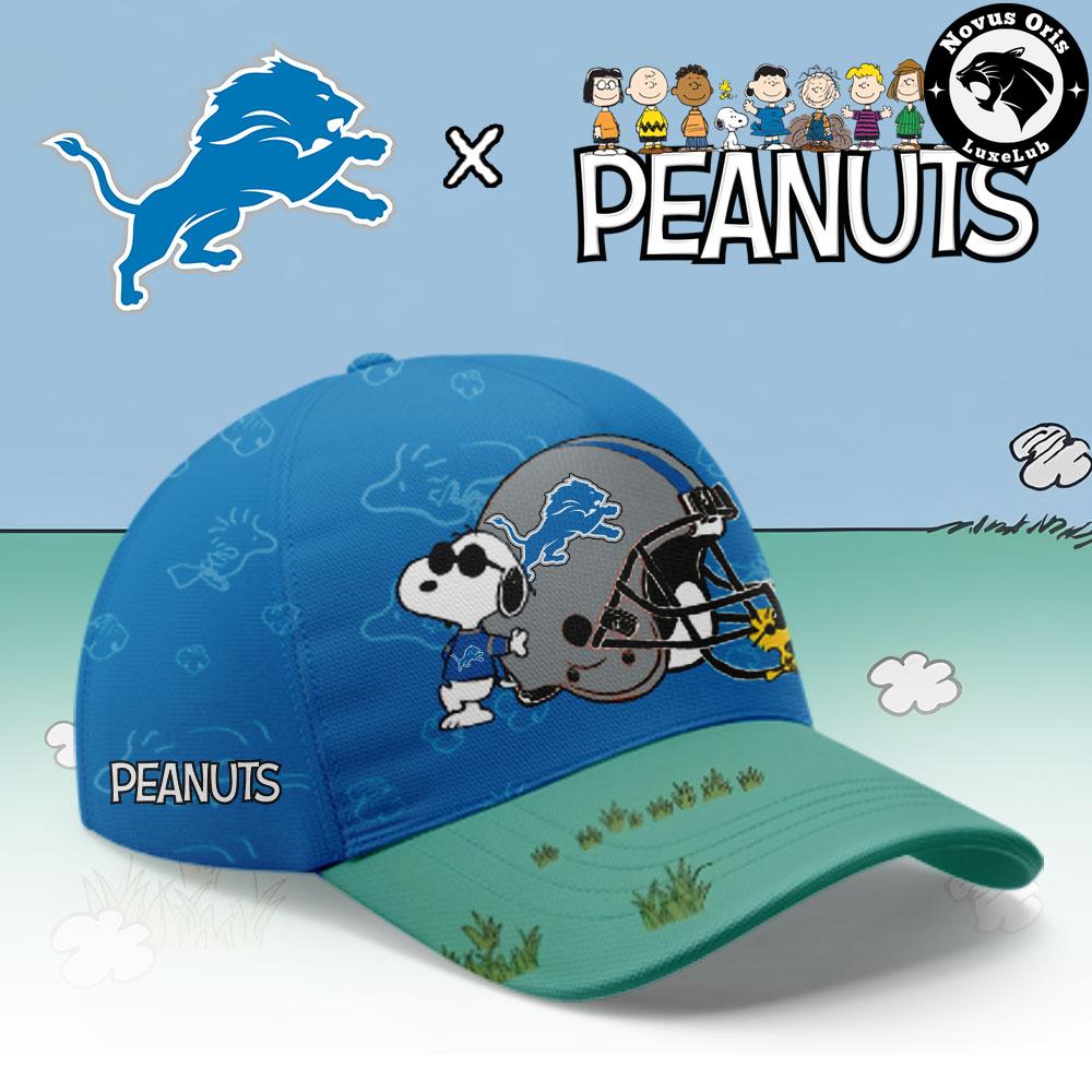 Detroit Lions x Peanuts Night Snoopy Custom Football Jersey - NovusOris Best Merch For Fans