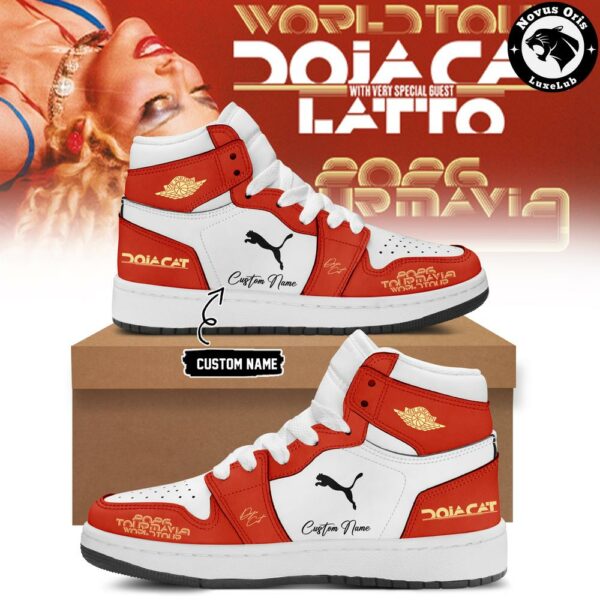 Doja Cat Tour Ma Vie World Tour 2026 Custom Air Jordan 1 - NovusOris Best Merch For Fans