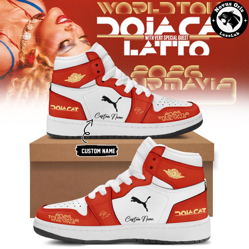Doja Cat Tour Ma Vie World Tour 2026 Custom Air Jordan 1 - NovusOris Best Merch For Fans