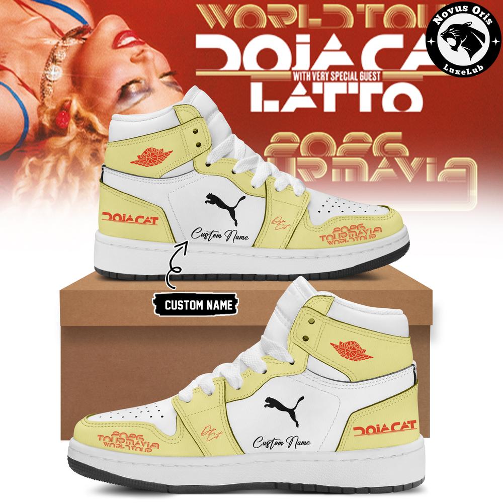 Doja Cat Tour Ma Vie World Tour 2026 Custom Air Jordan 1 - NovusOris Best Merch For Fans