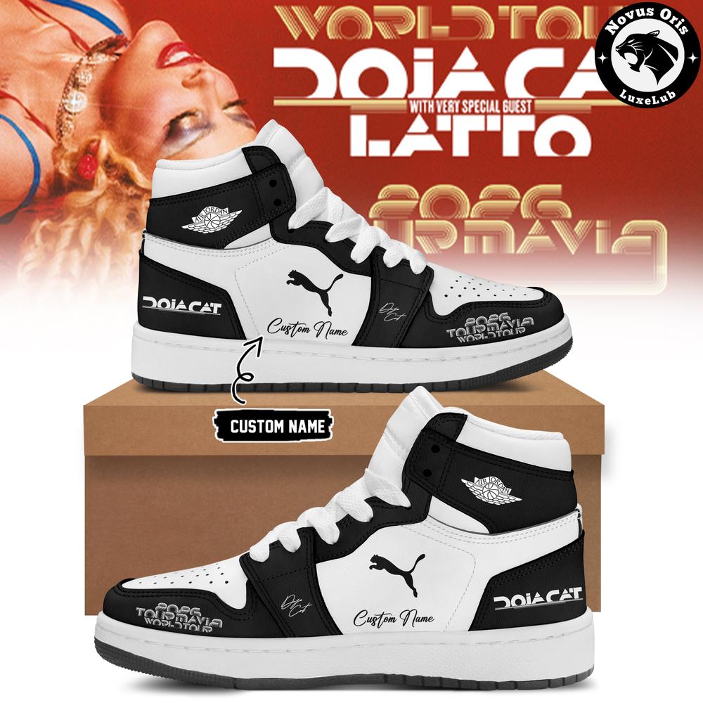 Doja Cat Tour Ma Vie World Tour 2026 Custom Air Jordan 1 - NovusOris Best Merch For Fans