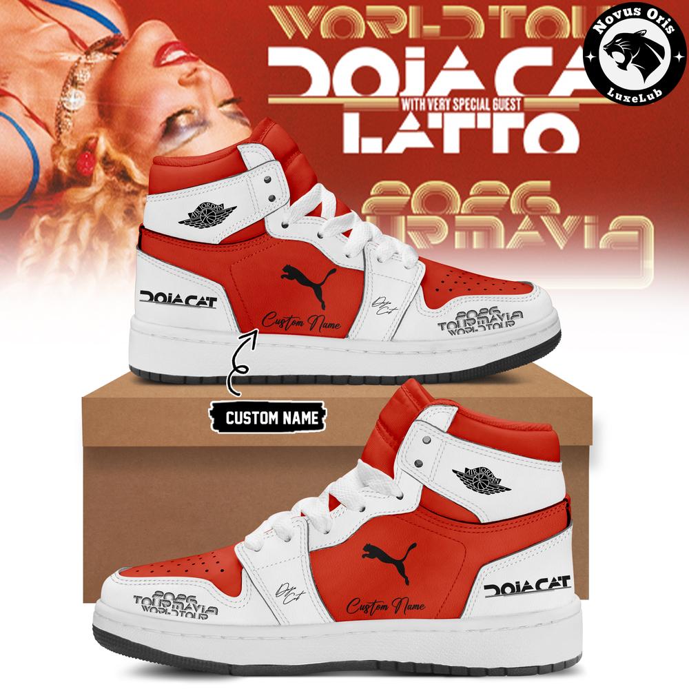Doja Cat Tour Ma Vie World Tour 2026 Custom Air Jordan 1 - NovusOris Best Merch For Fans