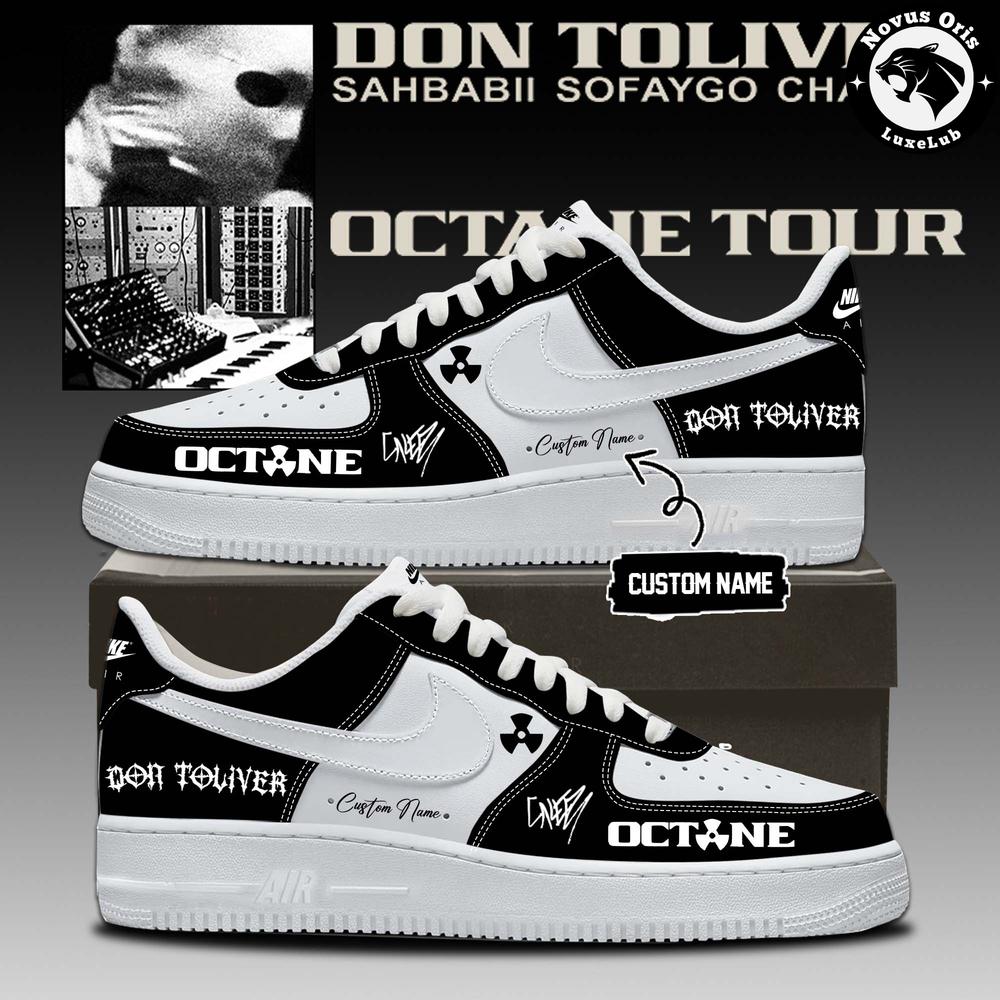 Don Toliver Octane Tour 2026 Custom Signed Air Force 1 - NovusOris Best Merch For Fans