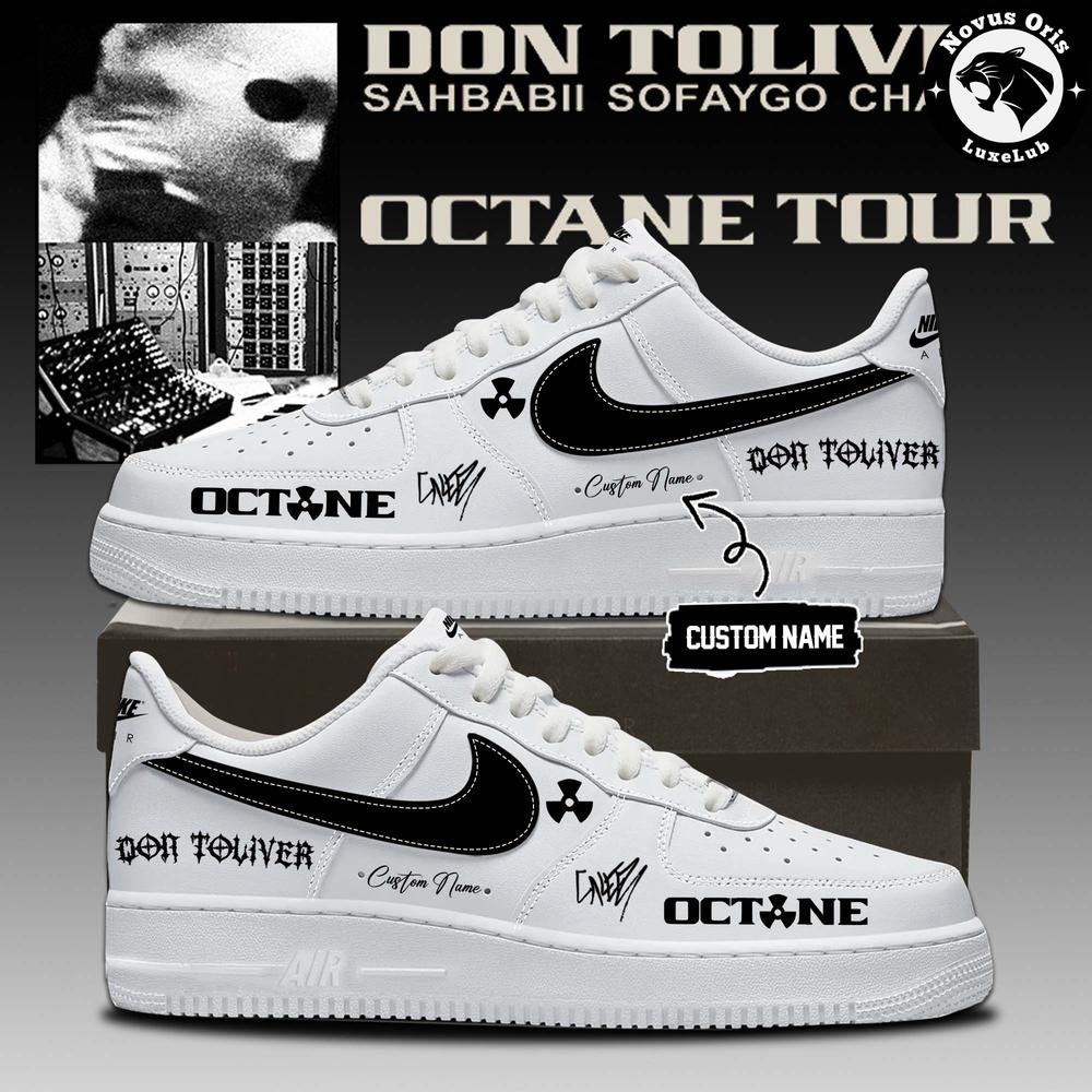 Don Toliver Octane Tour 2026 Custom Signed Air Force 1 - NovusOris Best Merch For Fans