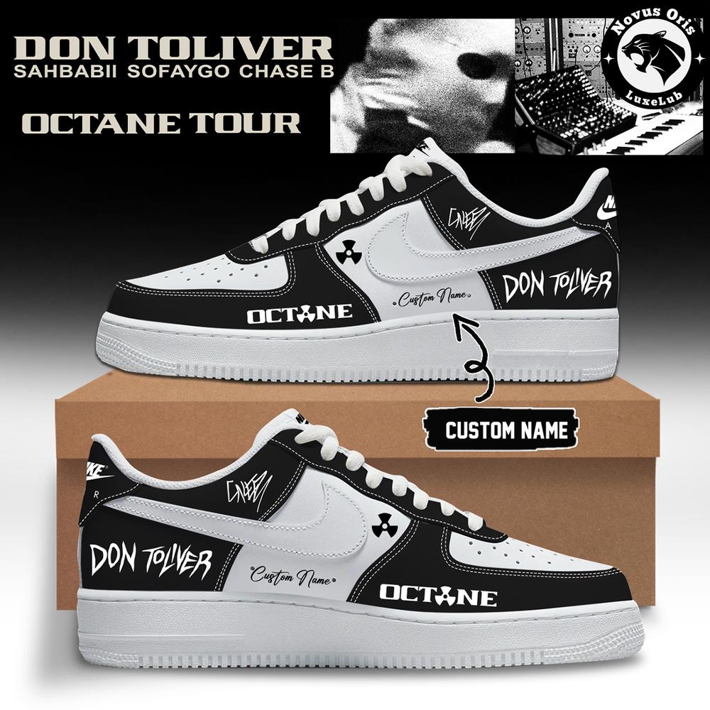 Don Toliver Octane Tour 2026 Custom Signed Air Force 1 - NovusOris Best Merch For Fans