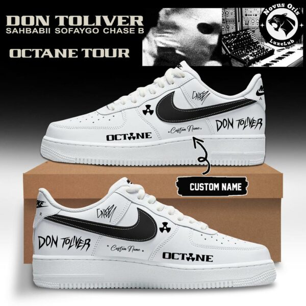 Don Toliver Octane Tour 2026 Custom Signed Air Force 1 - NovusOris Best Merch For Fans