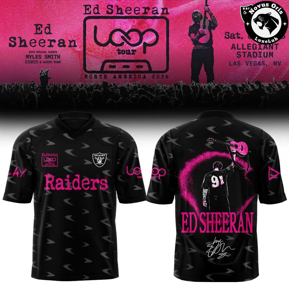 Ed Sheeran The Loop Tour 2026 Limited Edition Football Jersey - NovusOris Best Merch For Fans