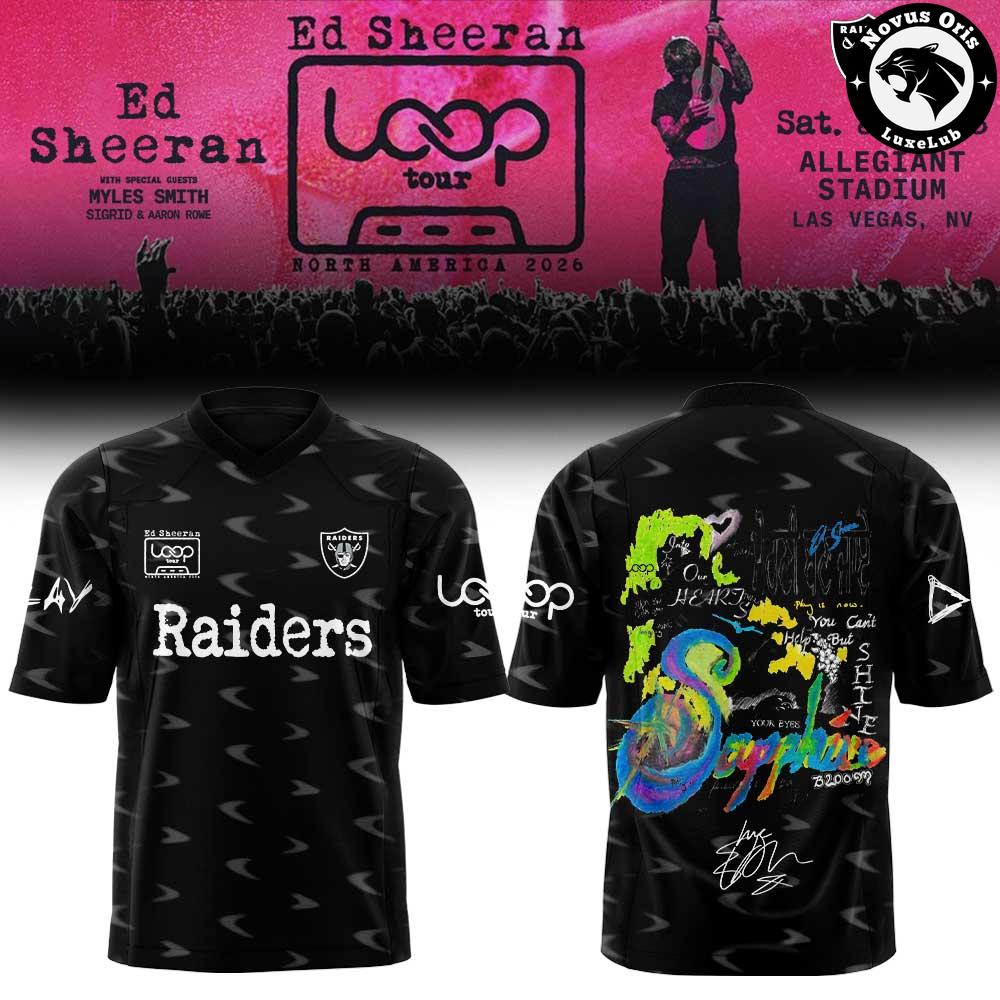 Ed Sheeran The Loop Tour 2026 Limited Edition Football Jersey - NovusOris Best Merch For Fans