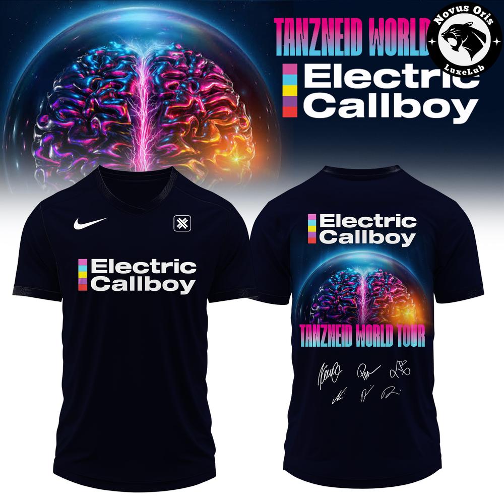 Electric Callboy Tanzneid World Tour 2026 Concert Football Jersey - NovusOris Best Merch For Fans