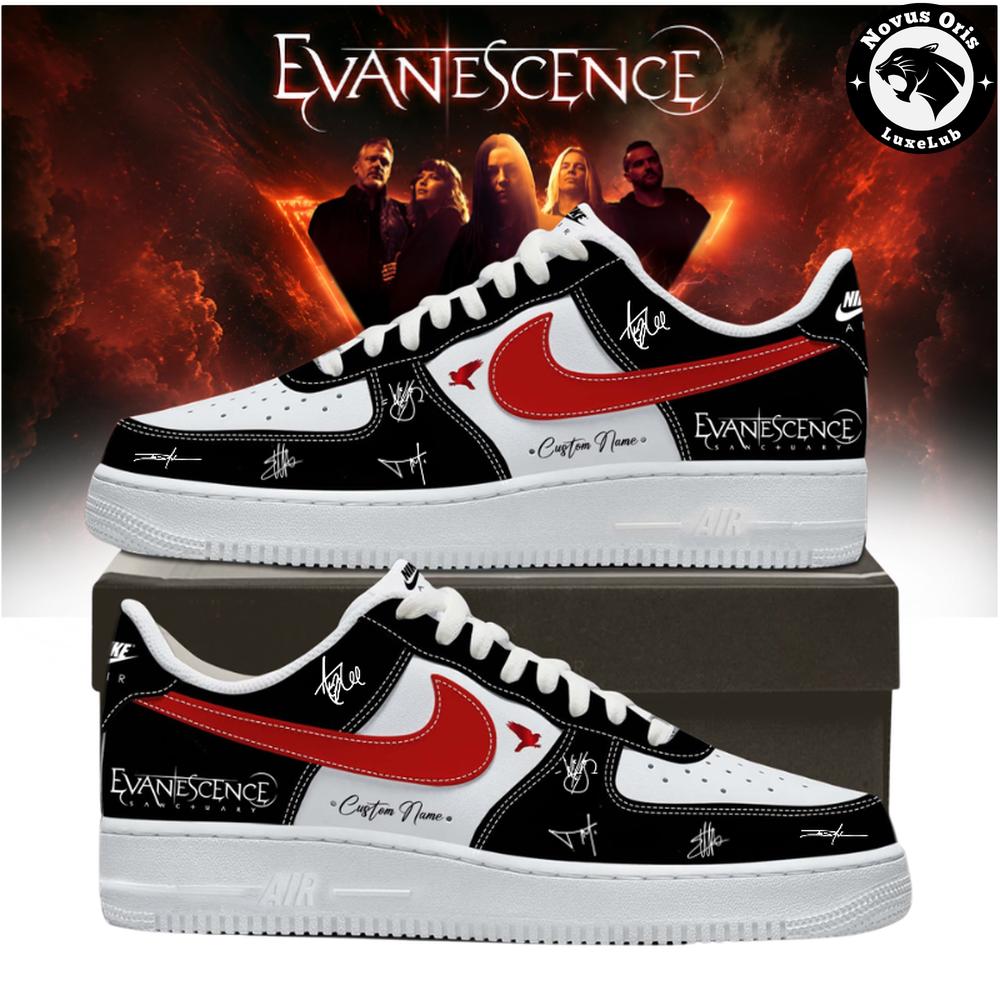 Evanescence Fallen Sanctuary 2026 World Tour Air Force 1 - NovusOris Best Merch For Fans