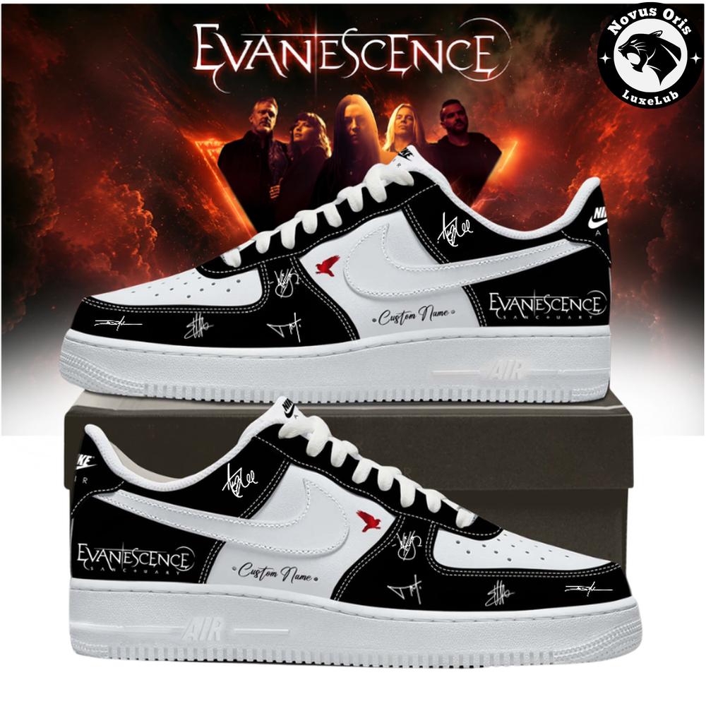 Evanescence Fallen Sanctuary 2026 World Tour Air Force 1 - NovusOris Best Merch For Fans