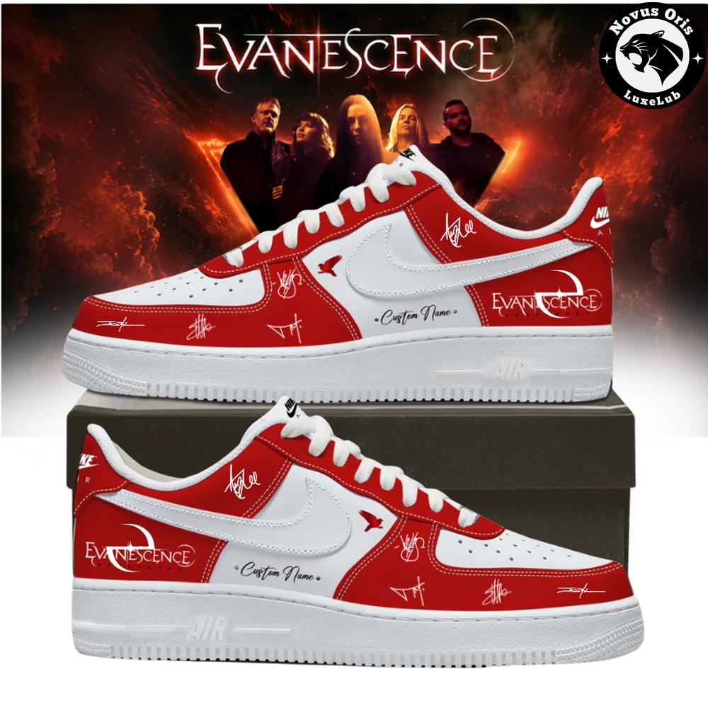 Evanescence Fallen Sanctuary 2026 World Tour Air Force 1 - NovusOris Best Merch For Fans