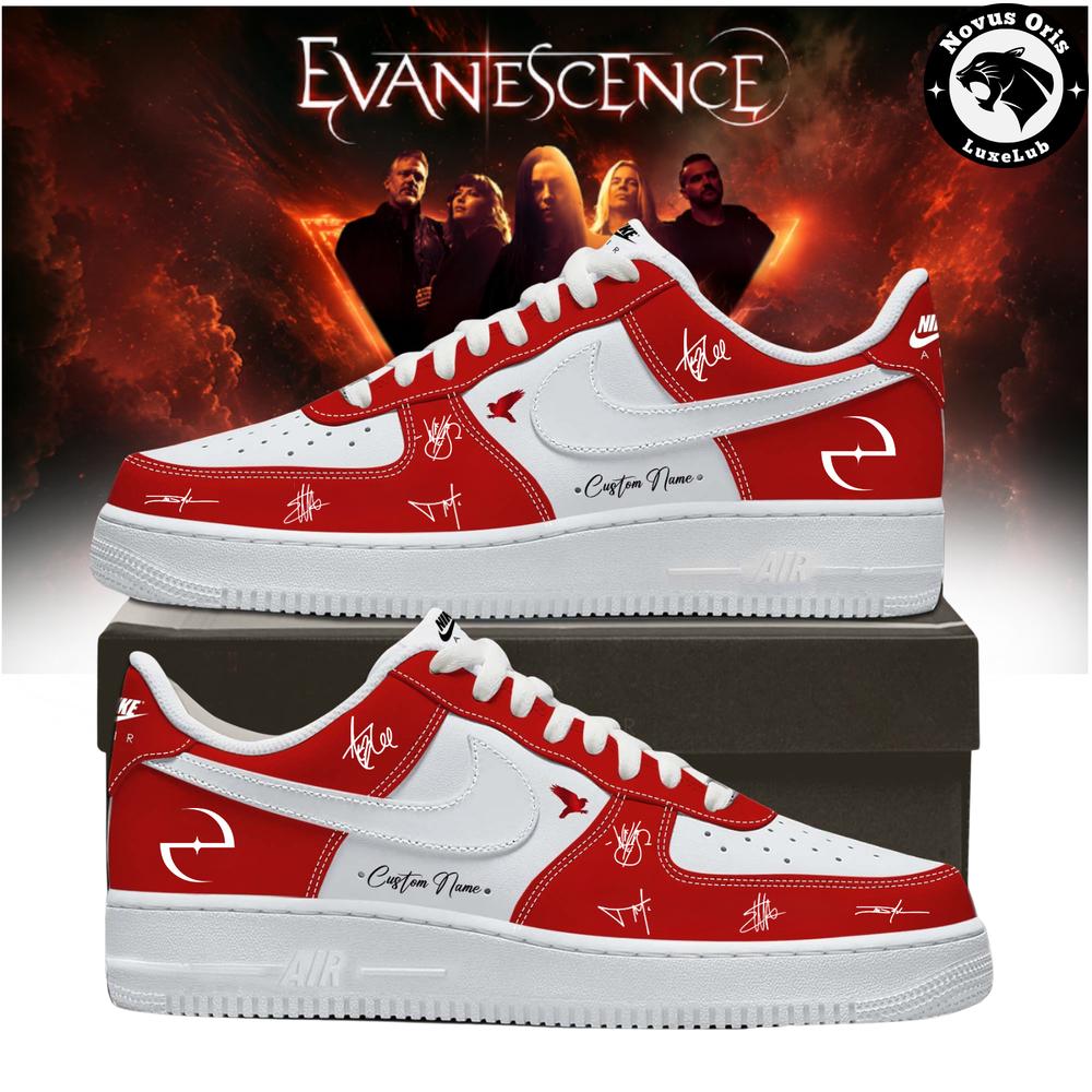 Evanescence Fallen Sanctuary 2026 World Tour Air Force 1 - NovusOris Best Merch For Fans